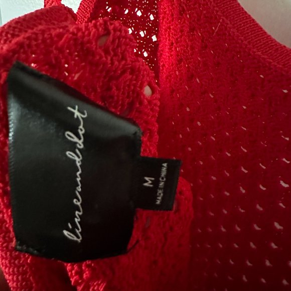 TEXTURED KNIT TANK Line and Dot Medium - Picture 7 of 9